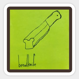 Bread Knife Sticker